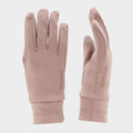 Womens Acle Water Repellent Nanosealz™ Fleece Gloves Pink