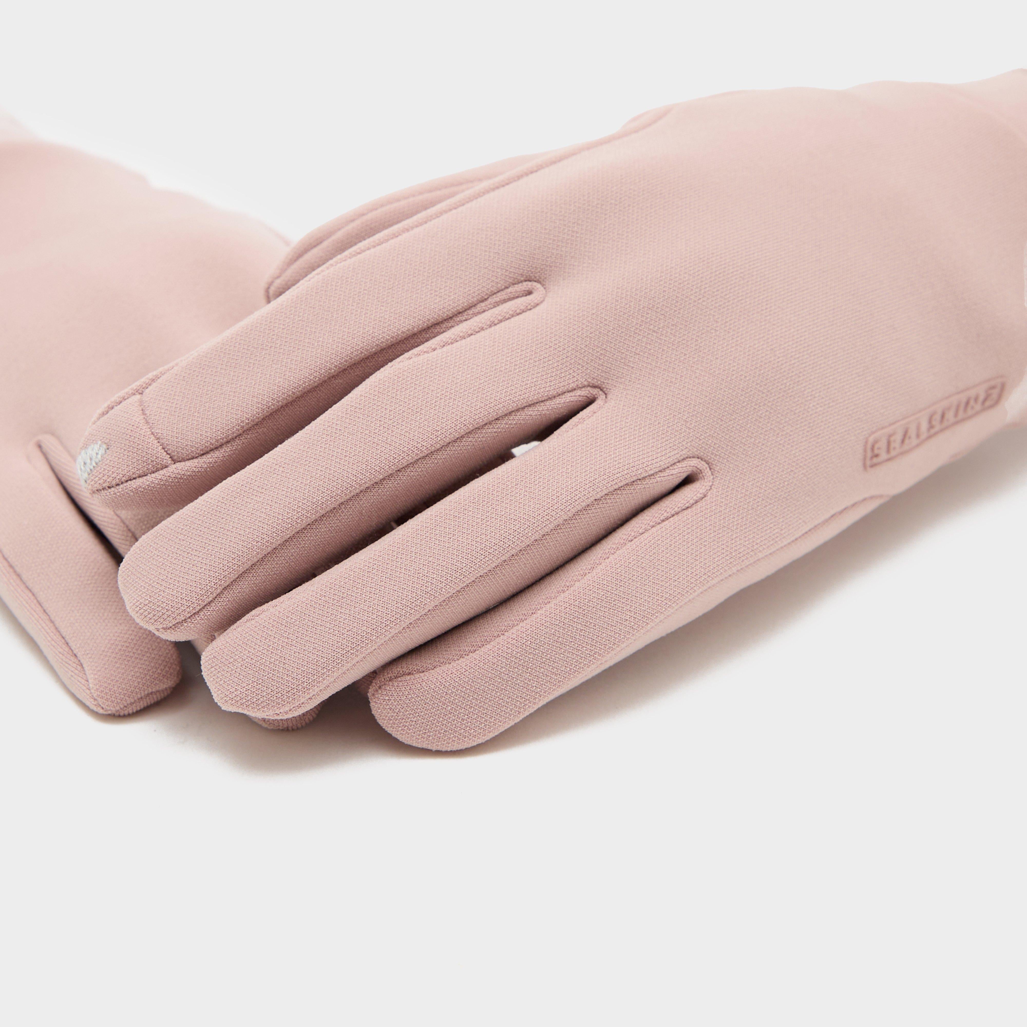 Womens Acle Water Repellent Nanosealz™ Fleece Gloves Pink