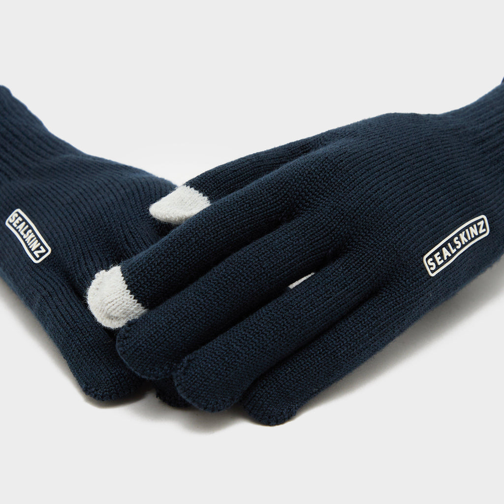 Mens Hanworth Merino Gloves Navy