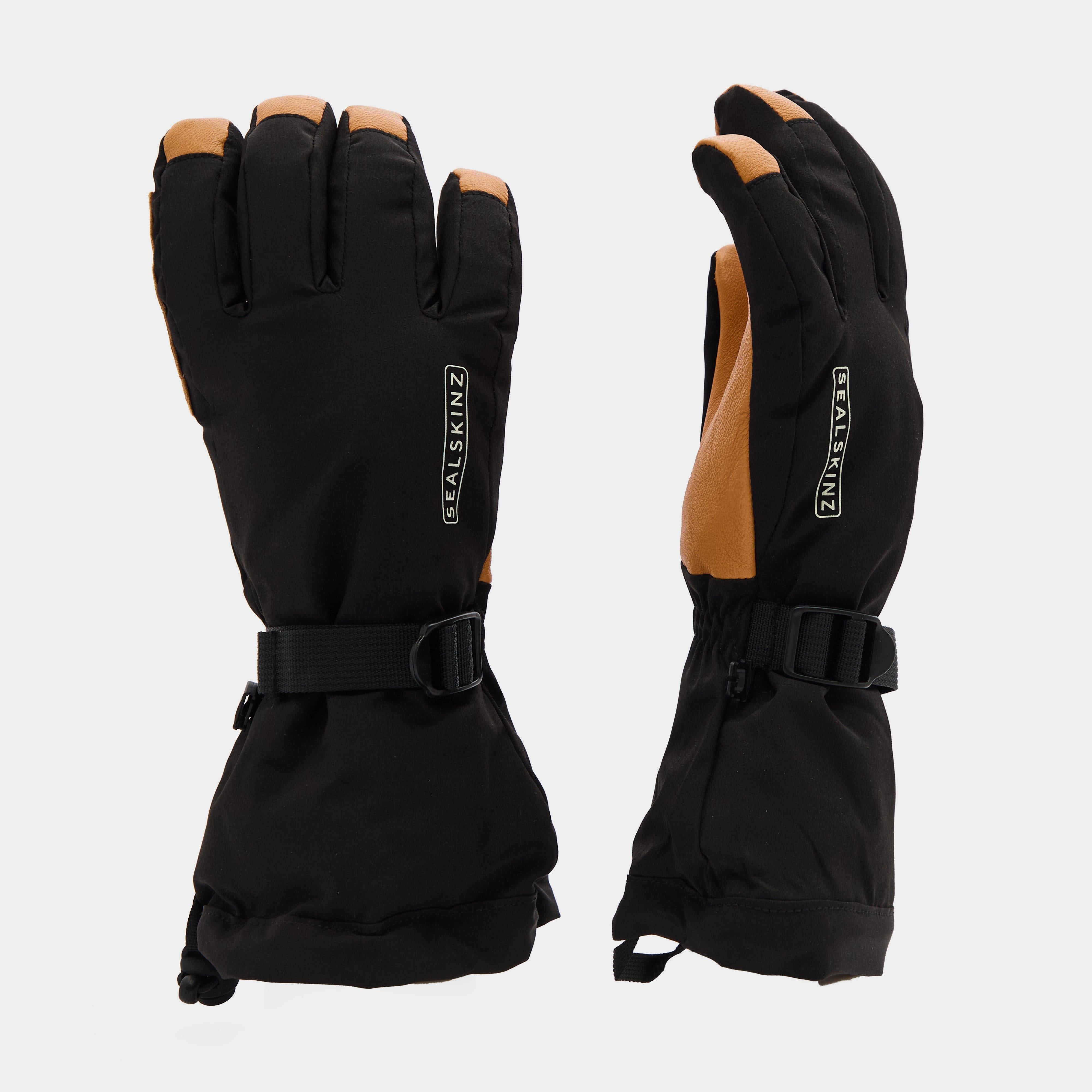 Fransham Waterproof Thermal Ski Gauntlet Gloves Black