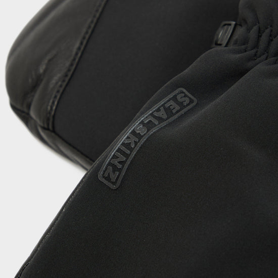 Swaffham Waterproof Extreme Cold Weather Insulated Mittens with Fusion Control Black