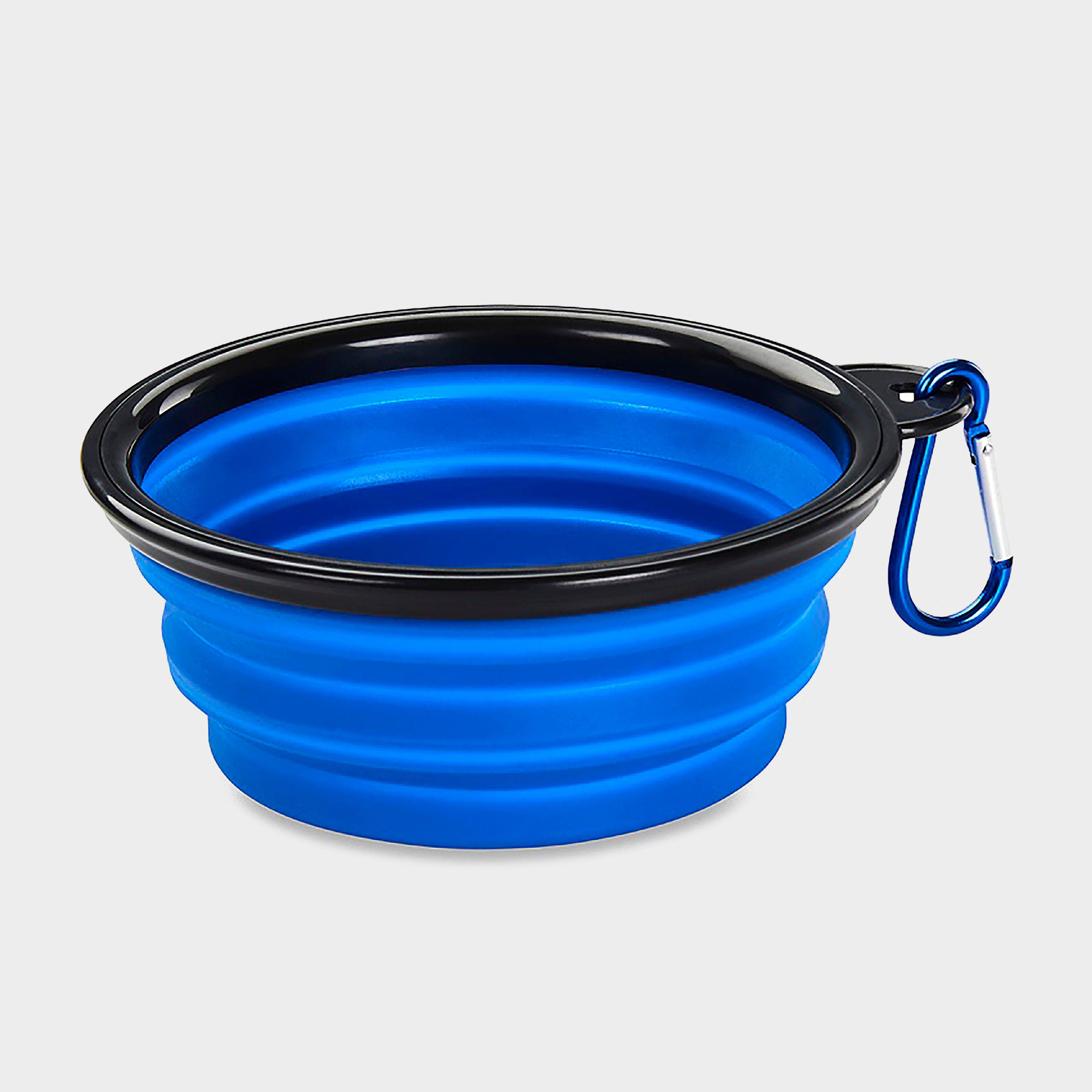 Collapsible Travel Dog Bowl Blue