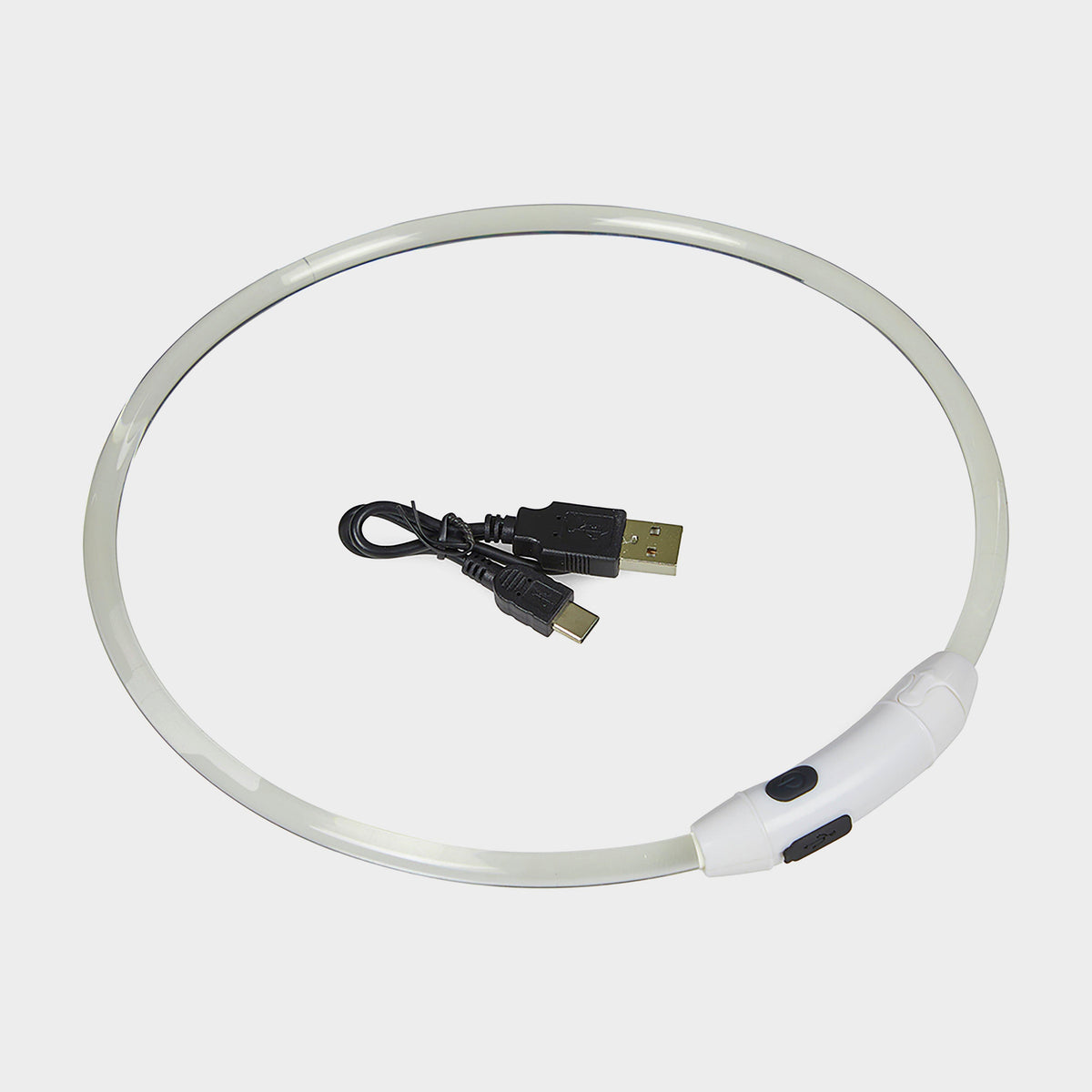 Outdoor Paws USB Rechargeable LED Ring Dog Collar