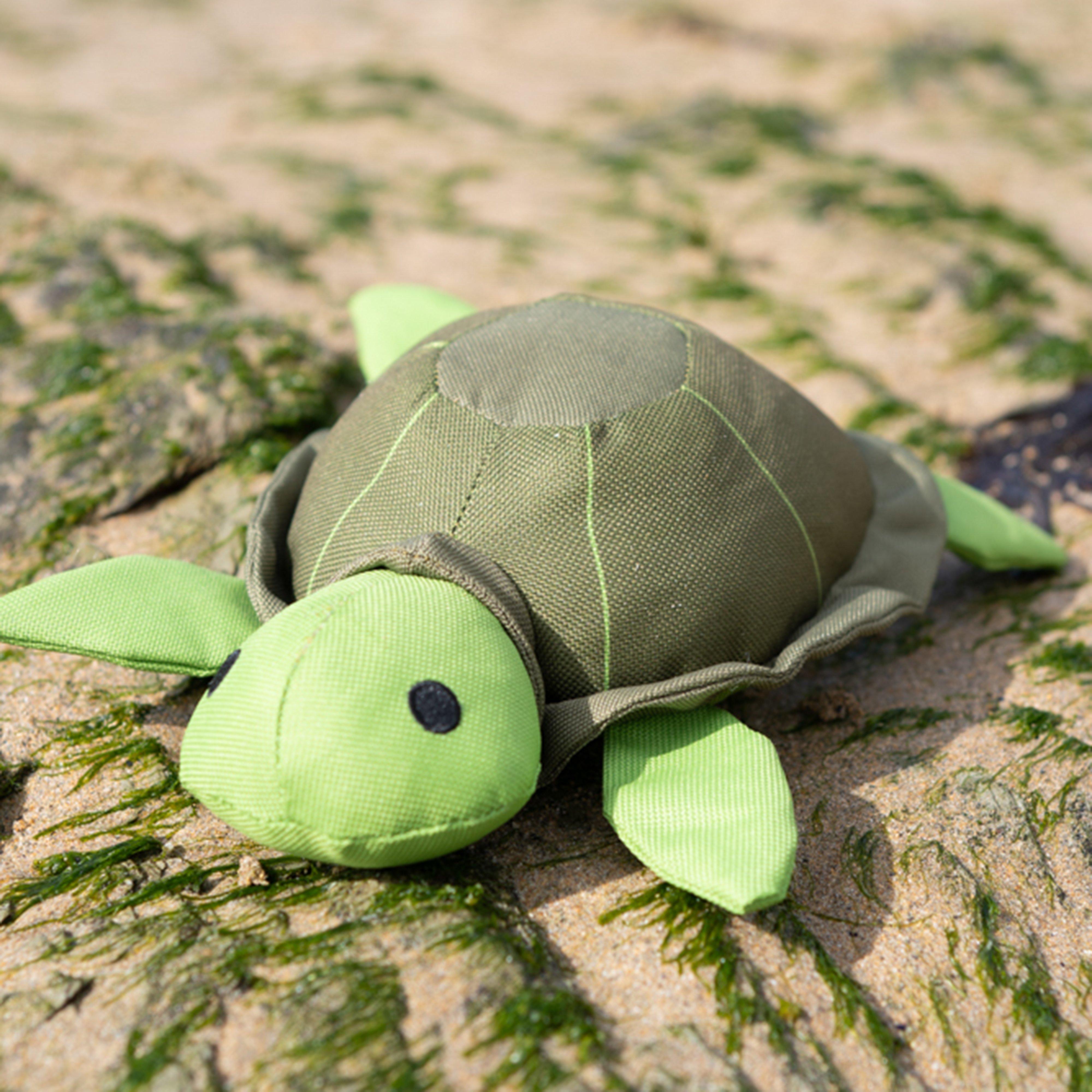 Planet Tessie Turtle Plush Dog Toy