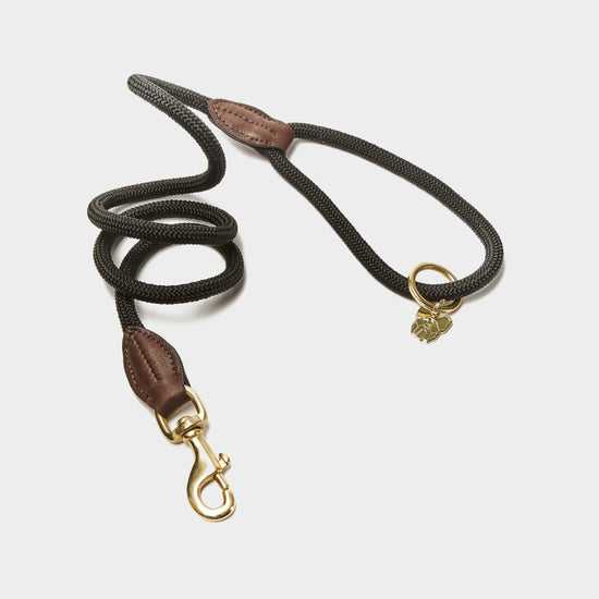 Fine Rope Lead Black