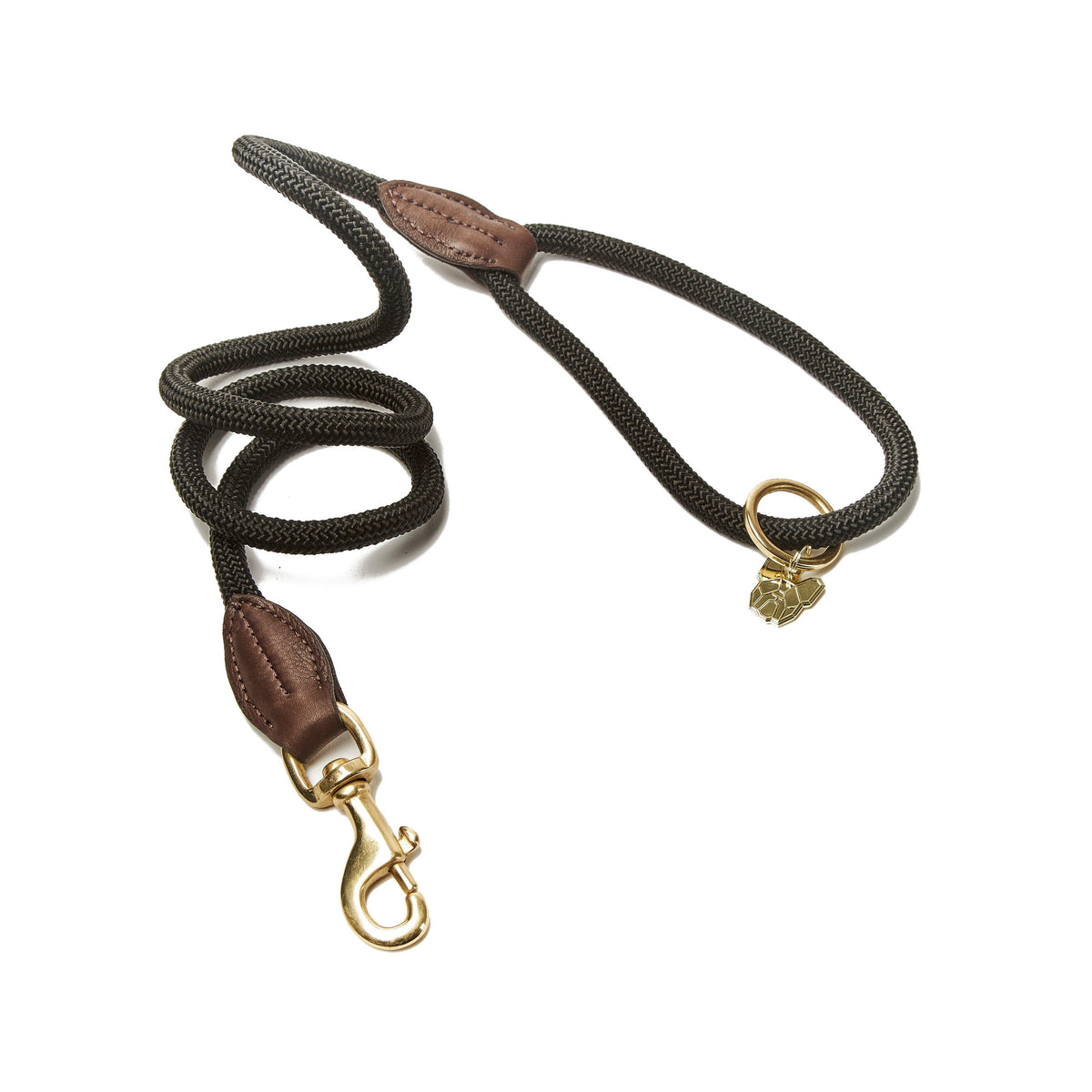 Fine Rope Lead Black