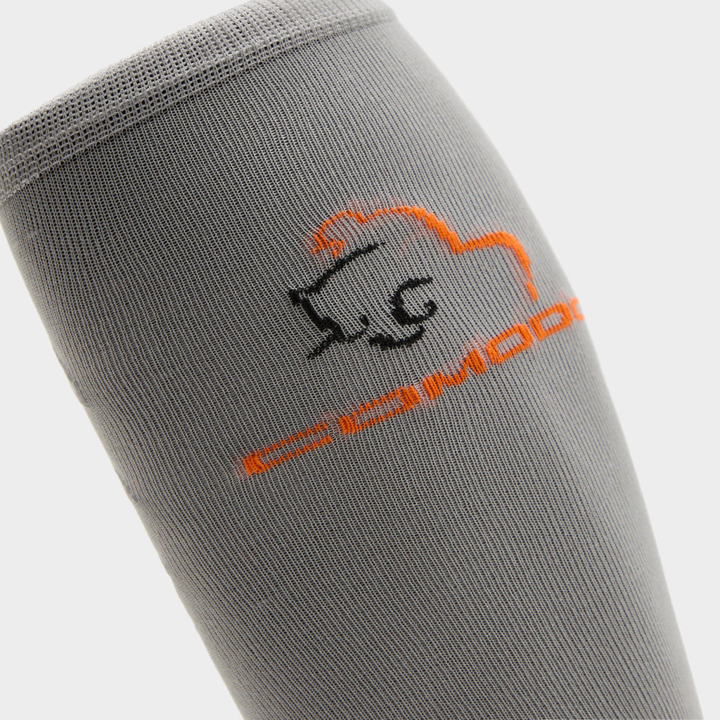 Adults Silicone Grip Socks Grey