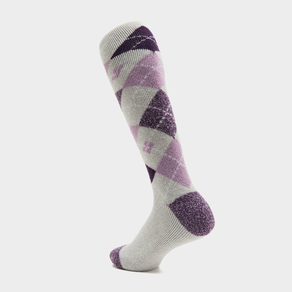 Kids Ella Argyle Socks Light Grey