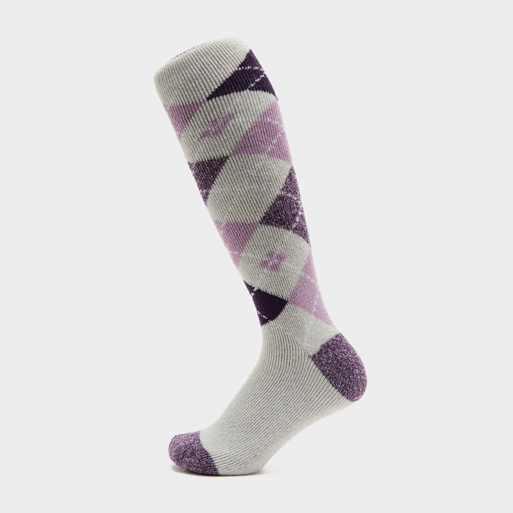 Kids Ella Argyle Socks Light Grey