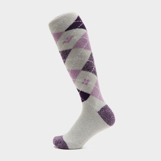 Kids Ella Argyle Socks Light Grey