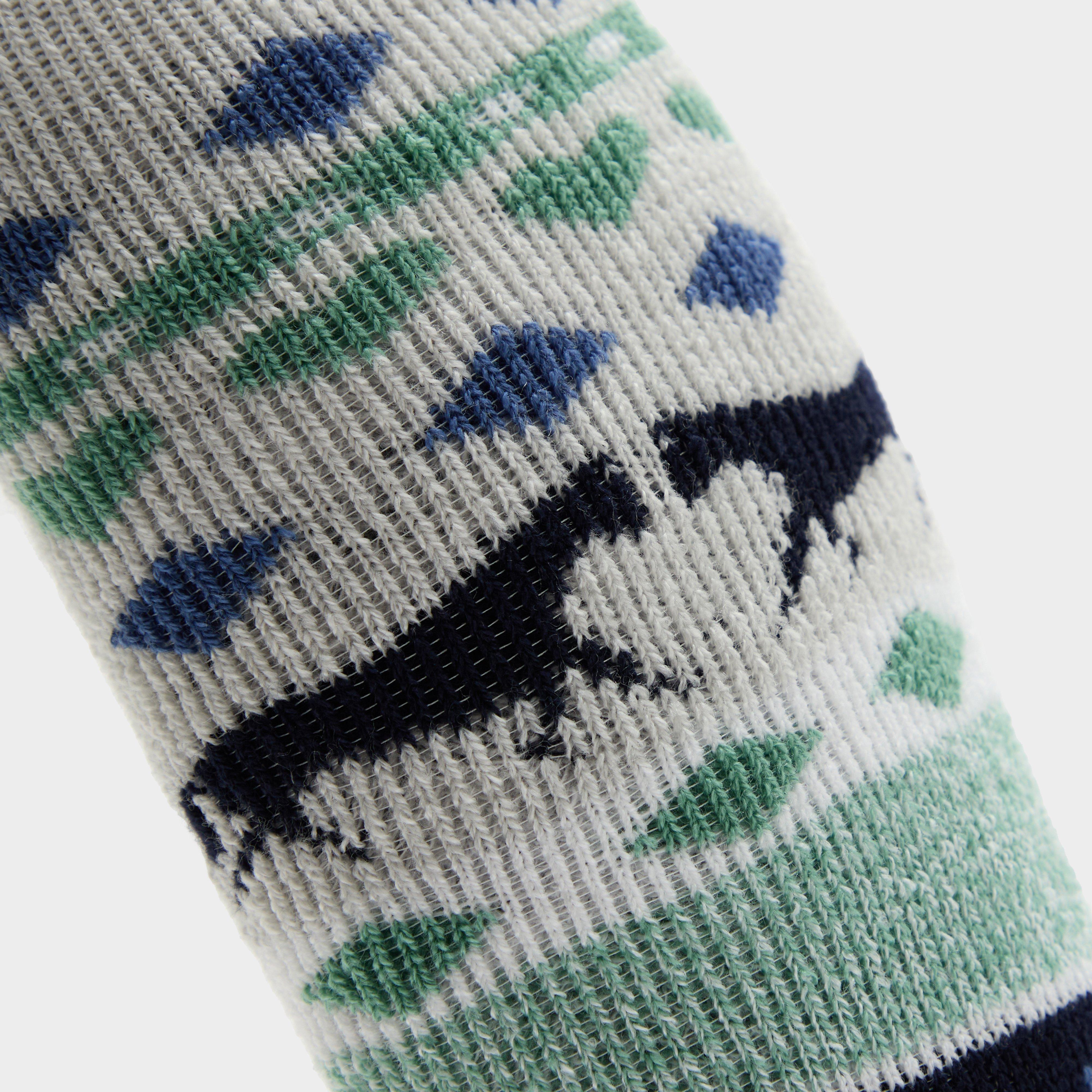 Kids Rosa Fairisle Socks Light Grey