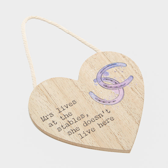 Small Heart Plaque