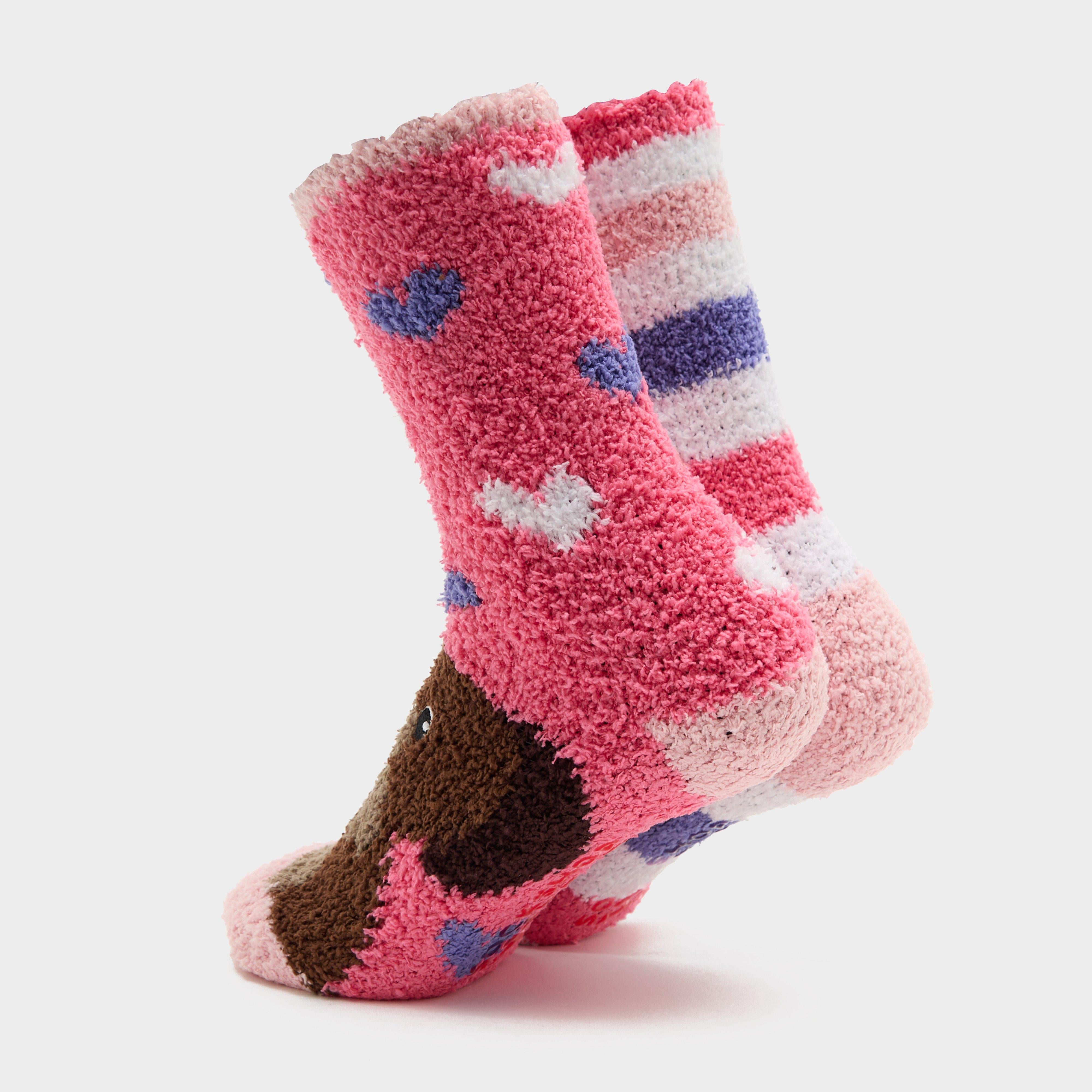 Kids Lounge Socks 2 Pack Dog