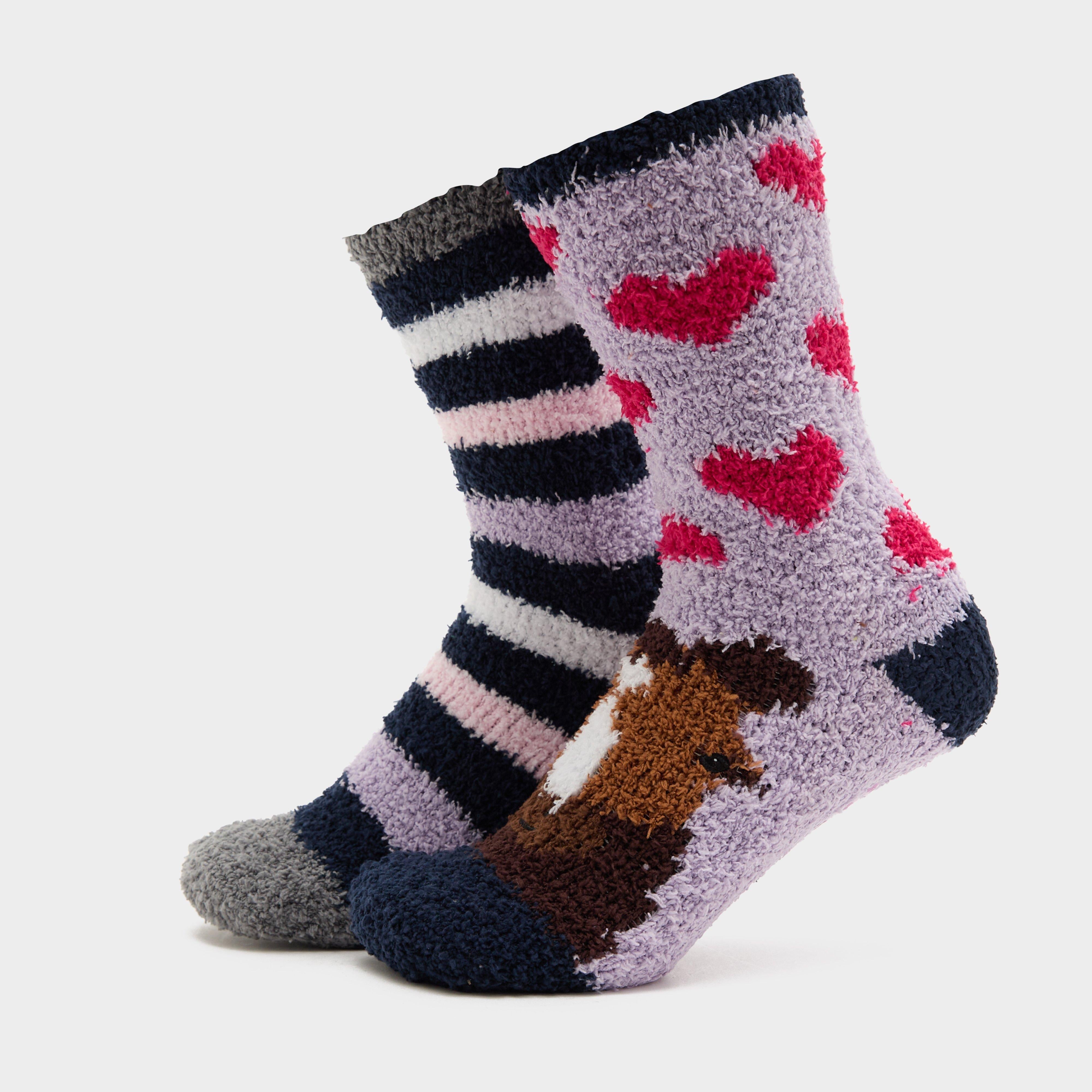 Women's Lounge Socks 2 Pack Horse