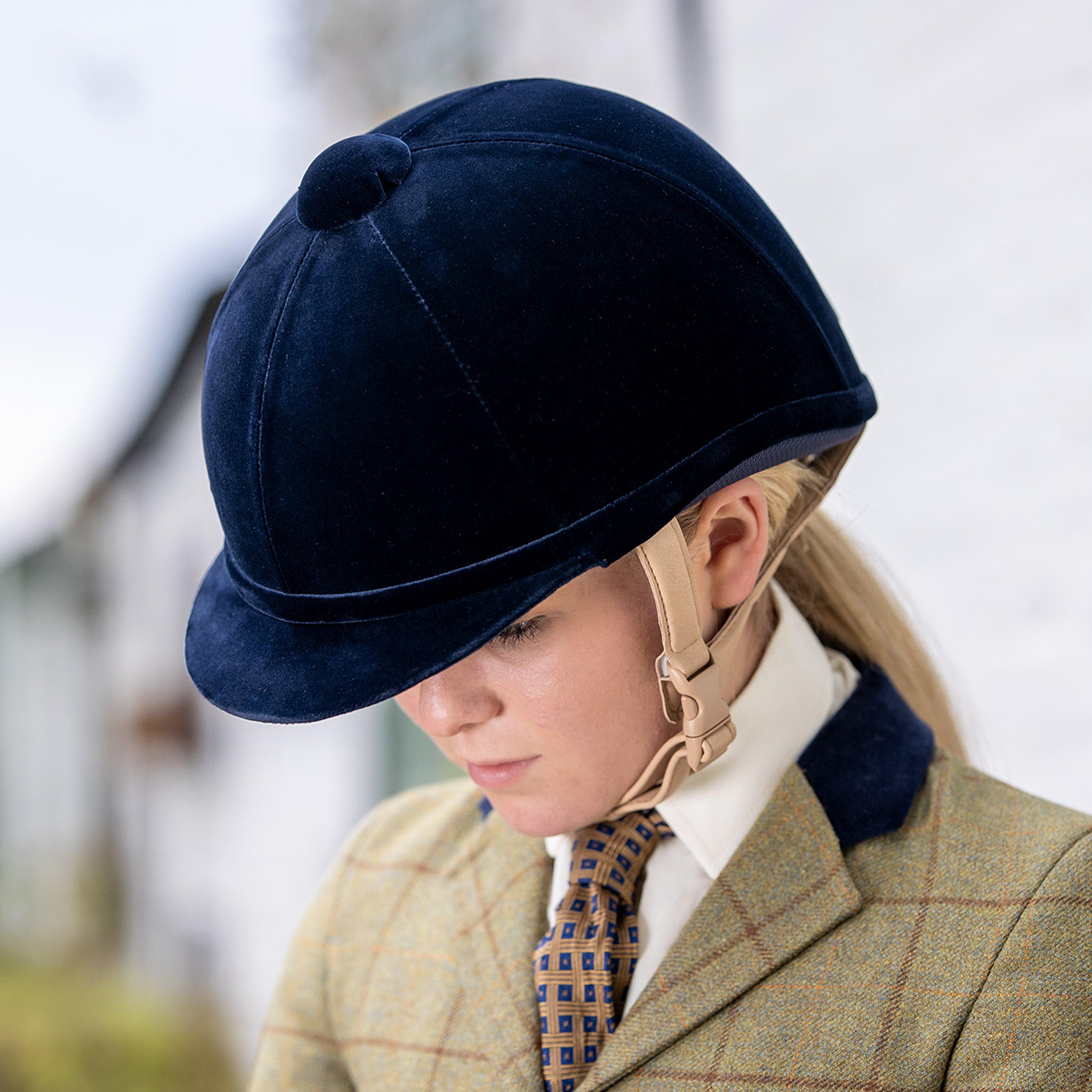 Adults Hampton Riding Hat Navy
