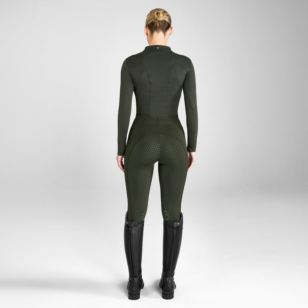 Womens Core Full Seat Leggings Forest