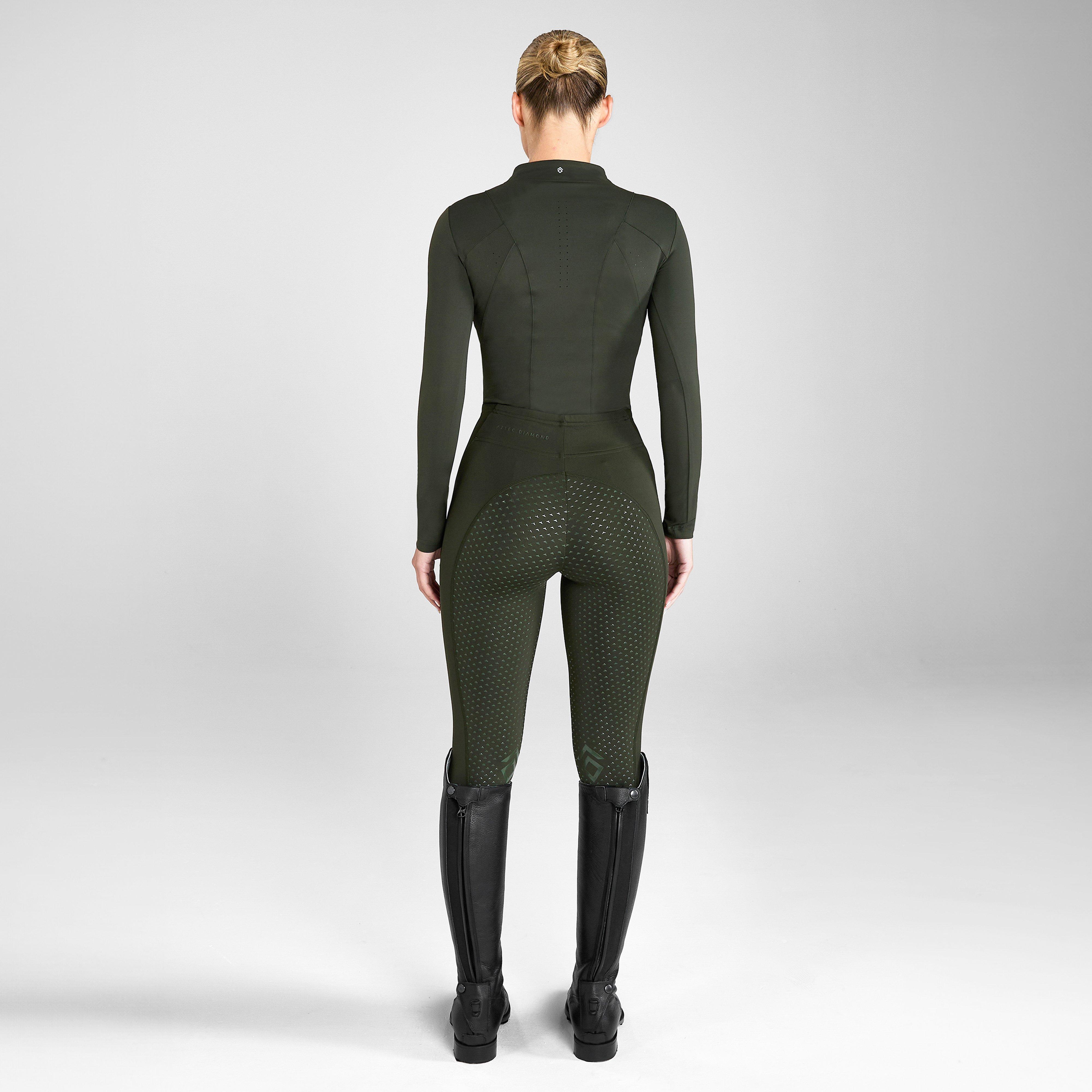 Womens Core Full Seat Leggings Forest