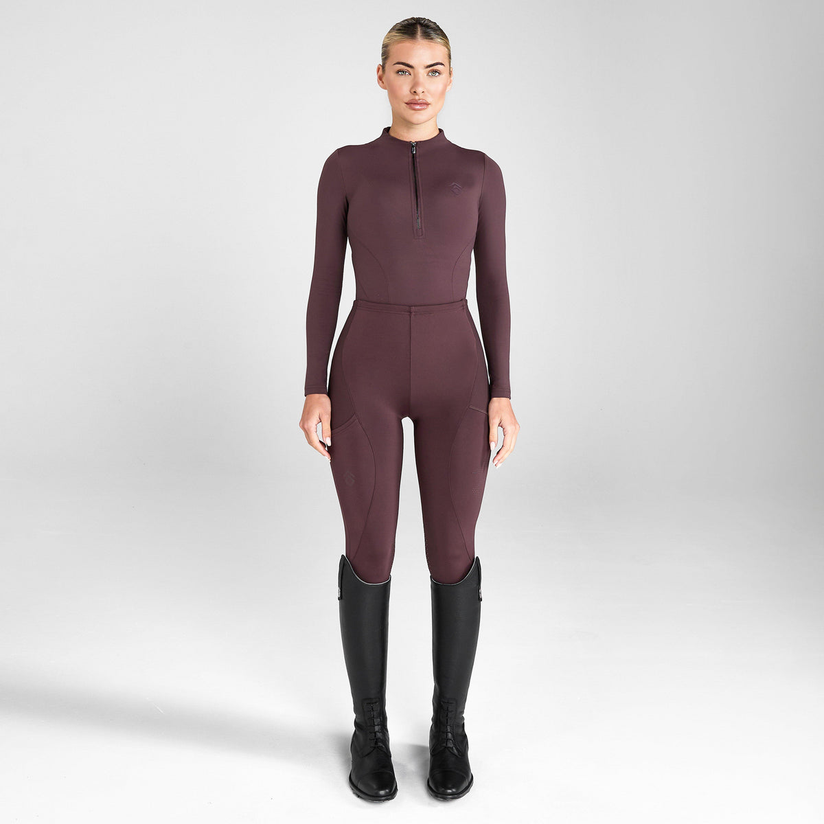 Womens Core Full Seat Leggings Mauve