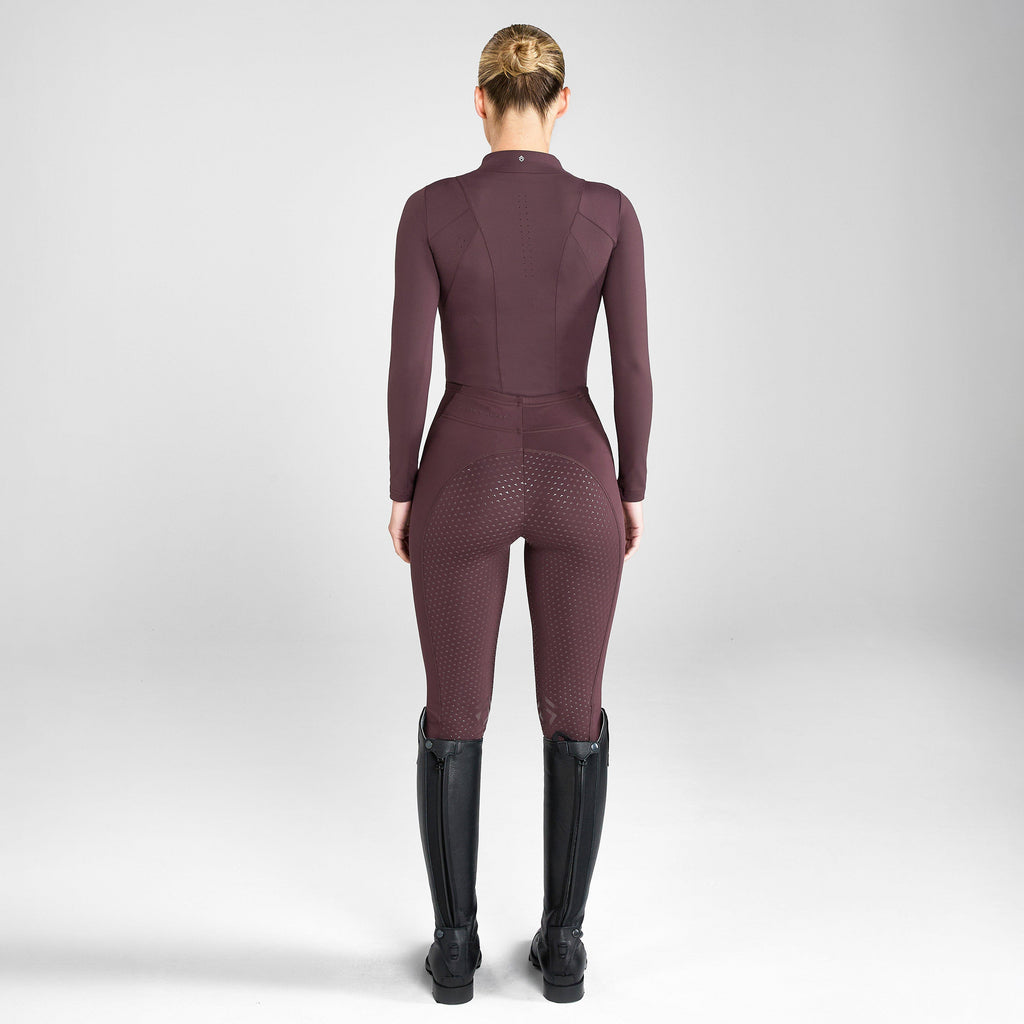 Womens Core Full Seat Leggings Mauve