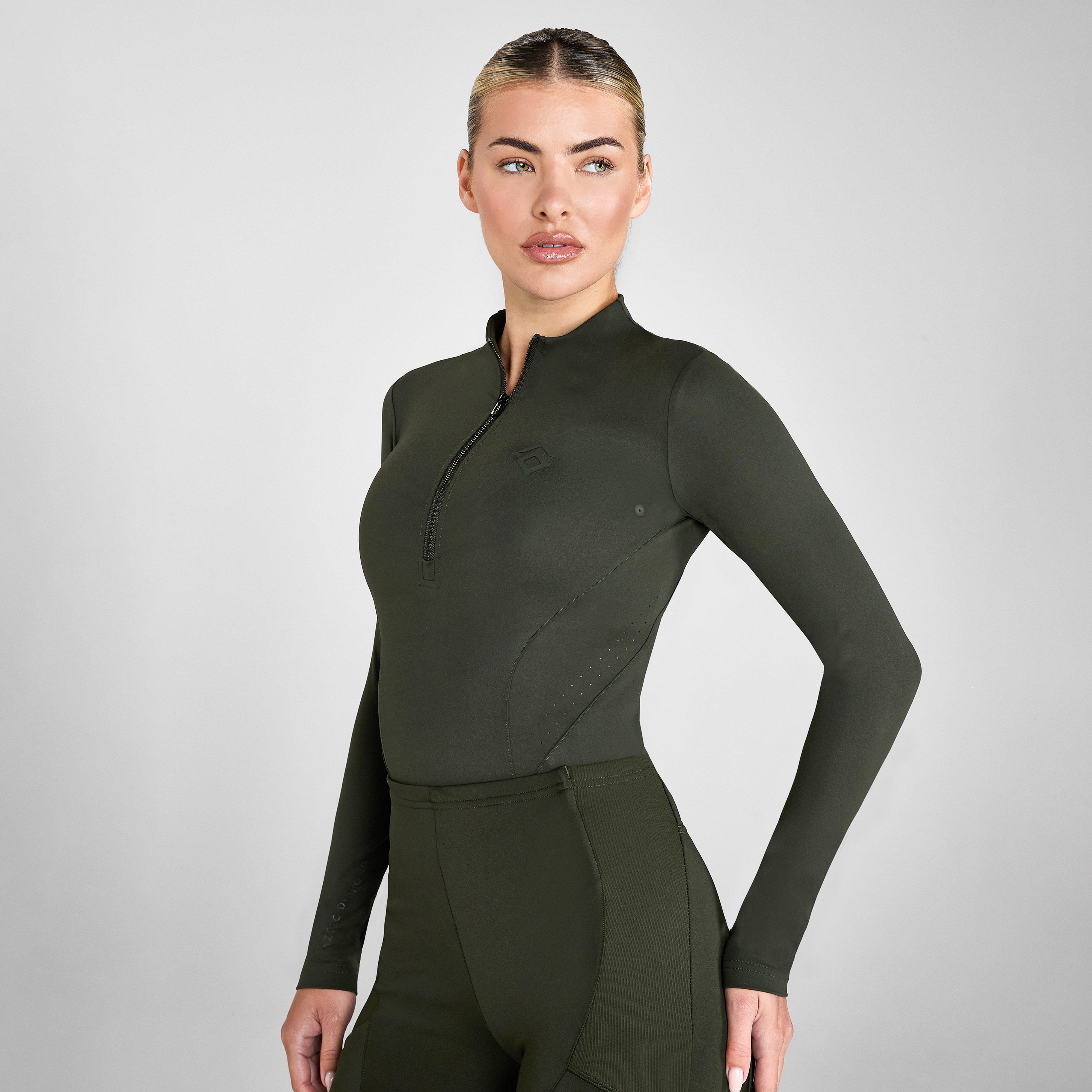 Womens Core Long Sleeve Base Layer Forest