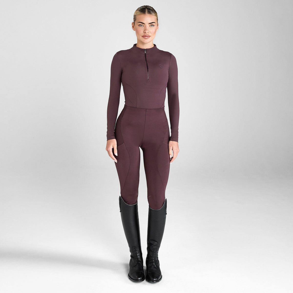 Womens Core Long Sleeve Base Layer Mauve