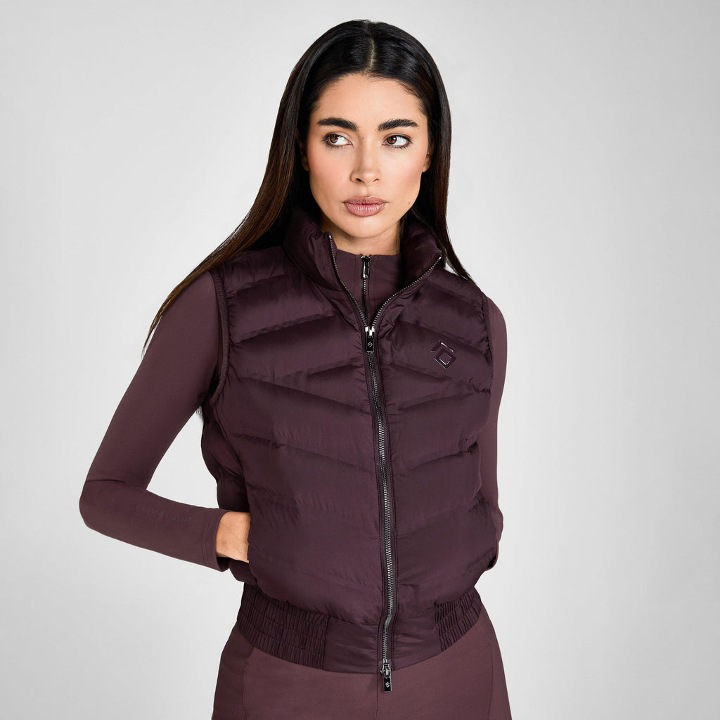 Womens Lightweight Gilet Mauve