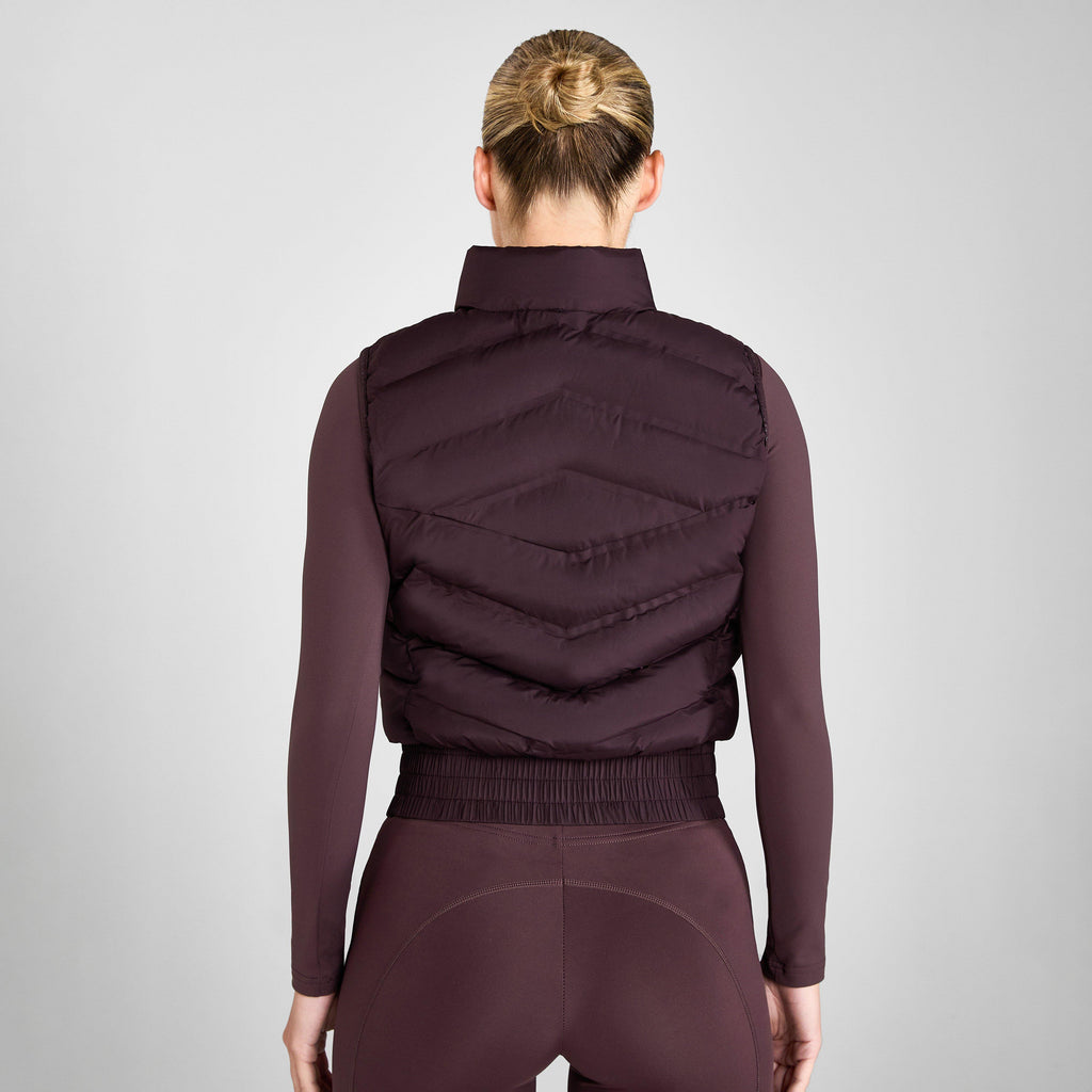 Womens Lightweight Gilet Mauve