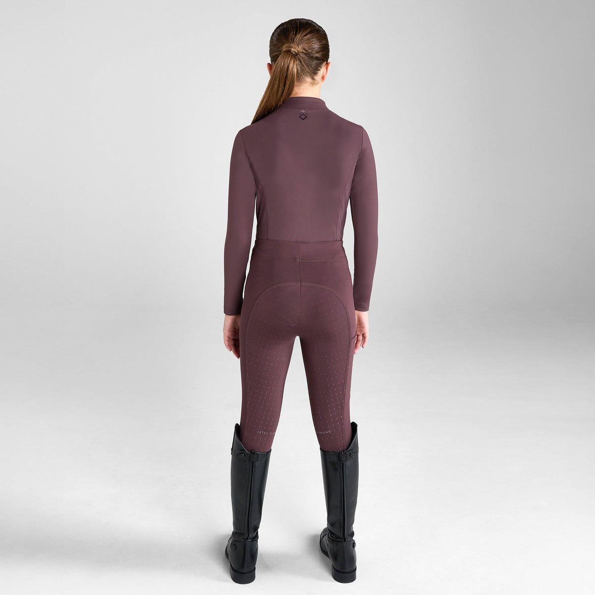 Young Rider Full Seat Leggings Deep Mauve