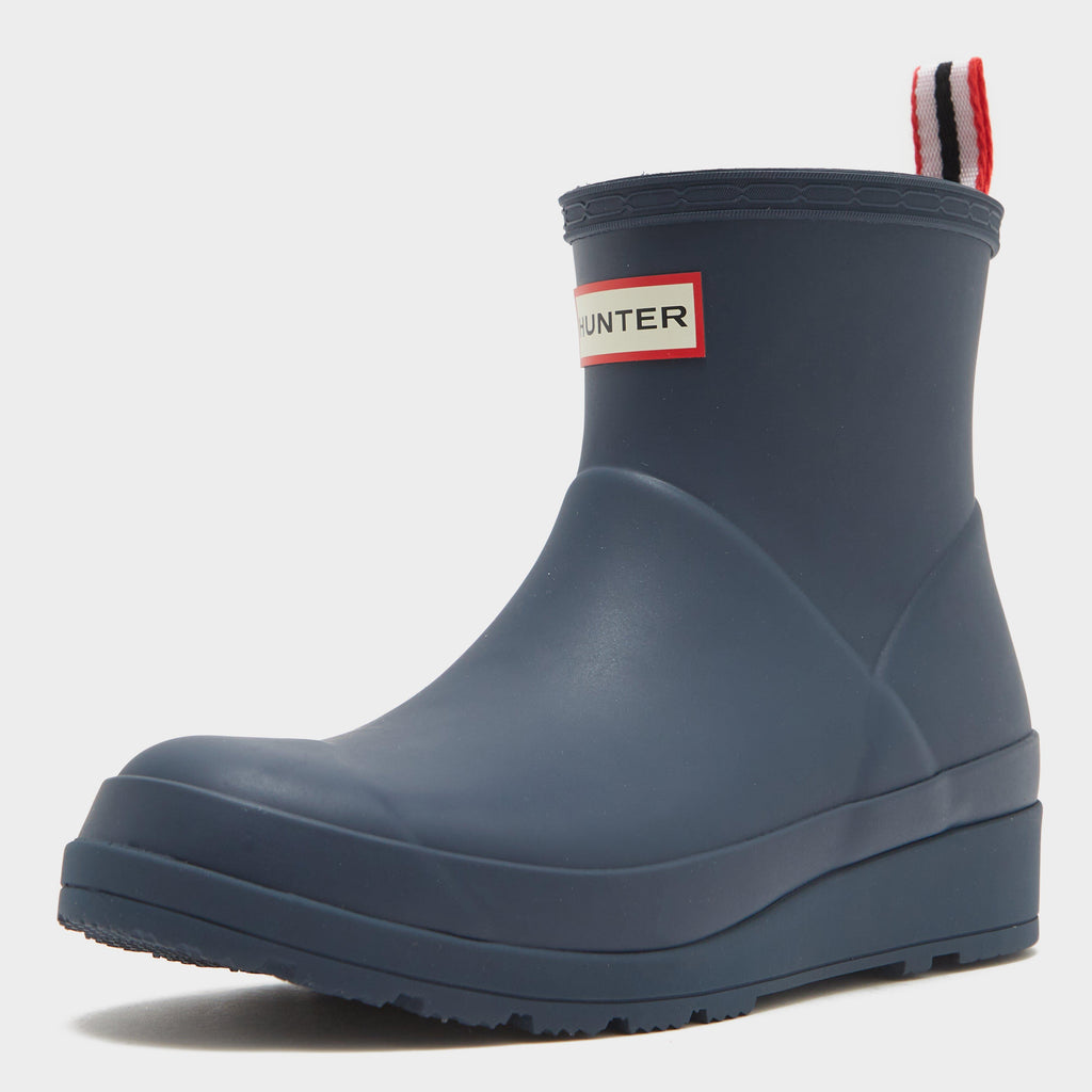Womens Play Short Wellington Boots Navy