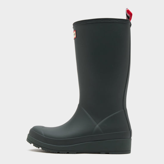 Womens Play Tall Wellington Boots Black