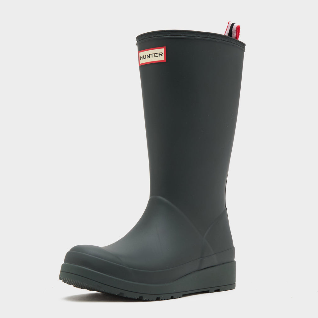 Womens Play Tall Wellington Boots Black
