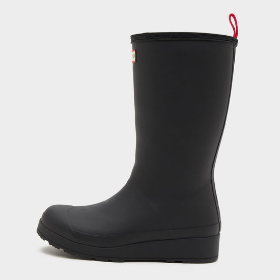 Womens Play Tall Insulated Wellington Boots Black