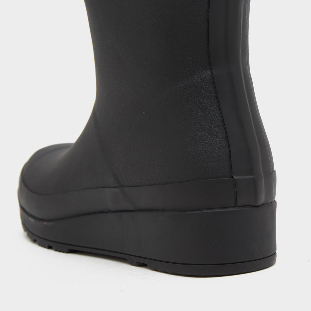 Womens Play Tall Insulated Wellington Boots Black
