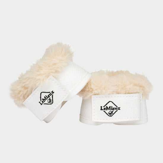 Toy Pony Dressage Over Reach Boots White