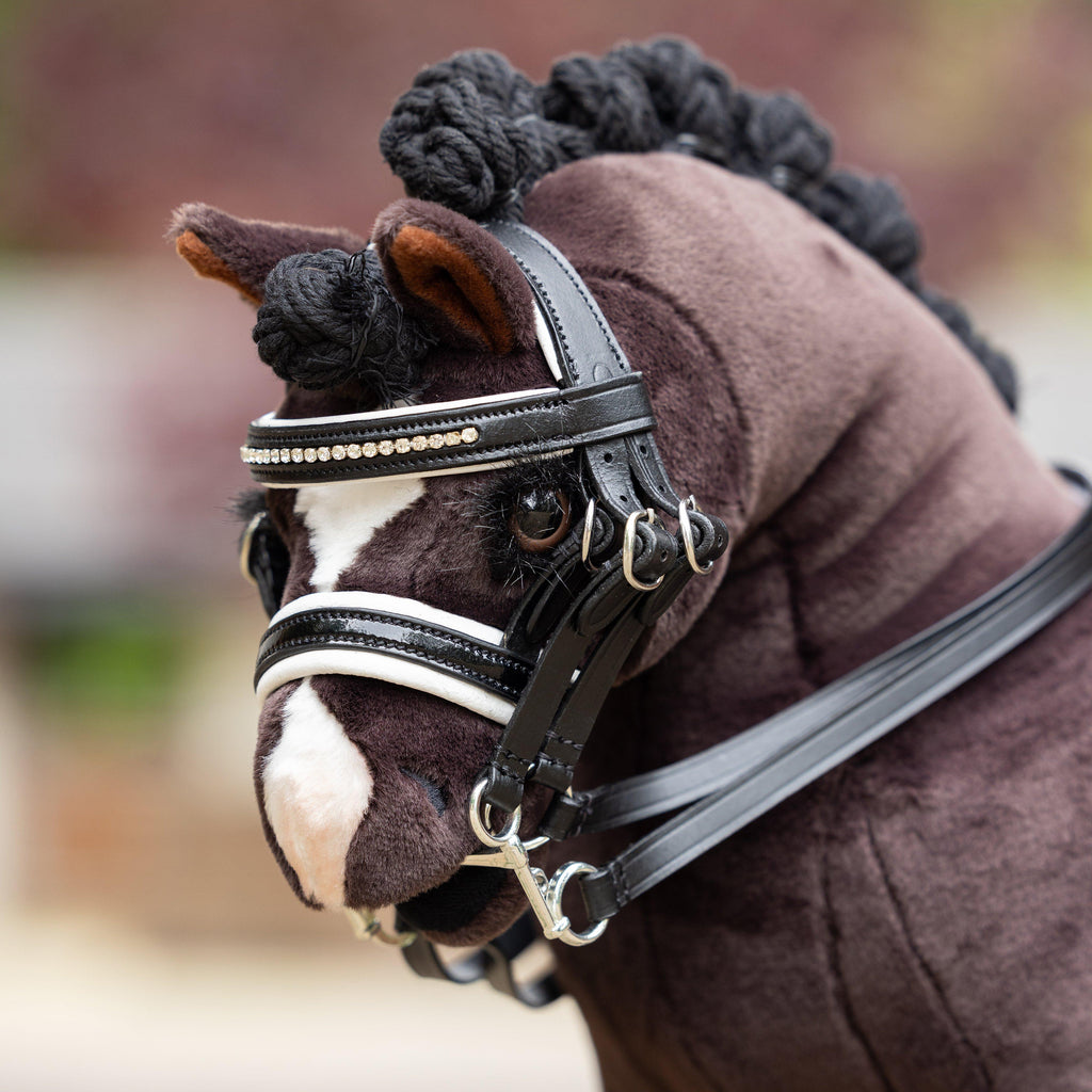 Toy Pony Double Bridle Black