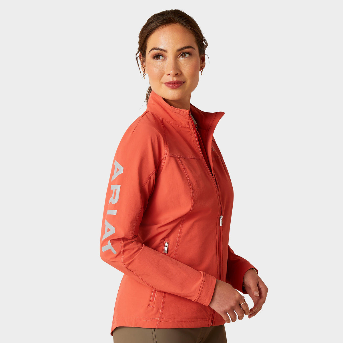 Womens Agile Softshell Jacket Baked Apple