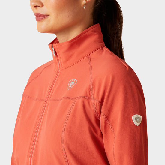Womens Agile Softshell Jacket Baked Apple