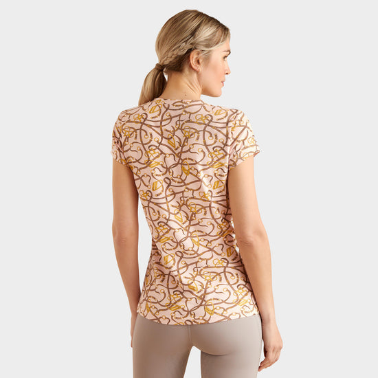 Womens Bridle T-Shirt Blushing Rose