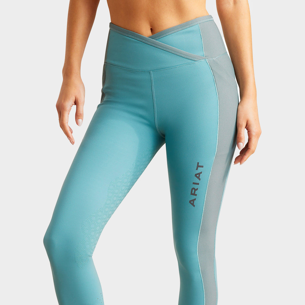 Womens Eos Chic Half Grip Tights Brittany Blue