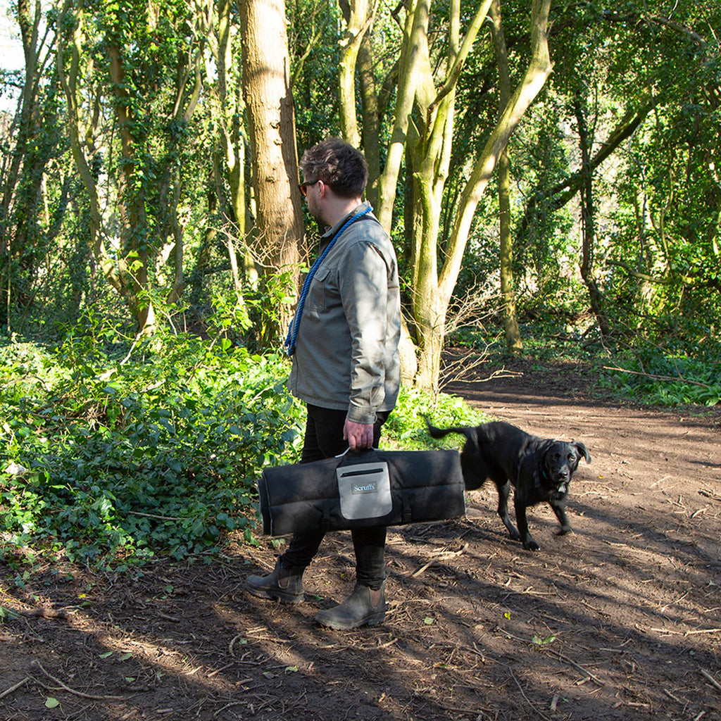 Expedition Roll Up Travel Pet Bed Storm Grey