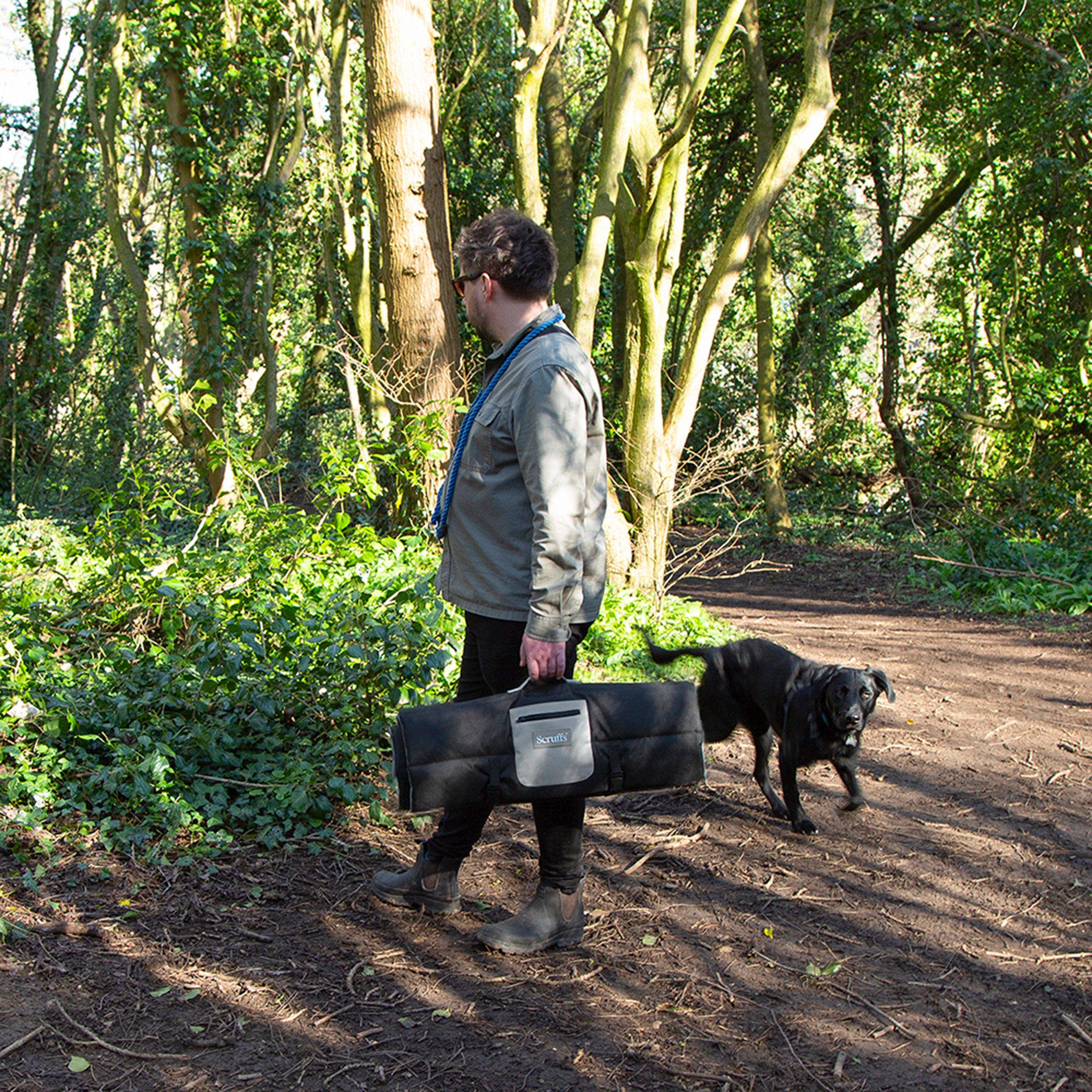 Expedition Roll Up Travel Pet Bed Storm Grey