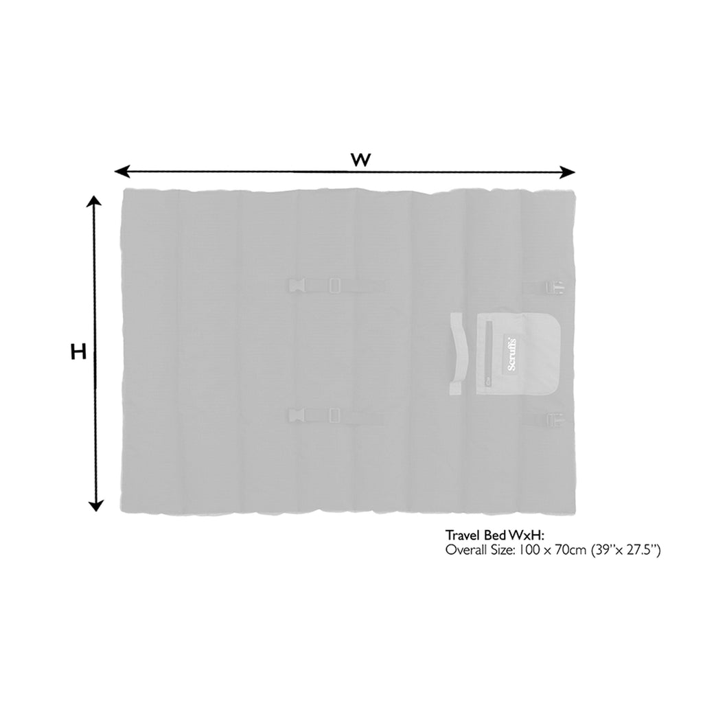 Expedition Roll Up Travel Pet Bed Khaki Green