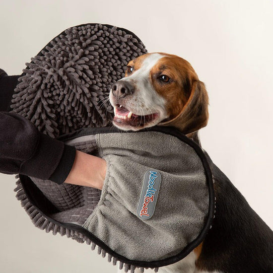 Noodle Drying Towel Grey