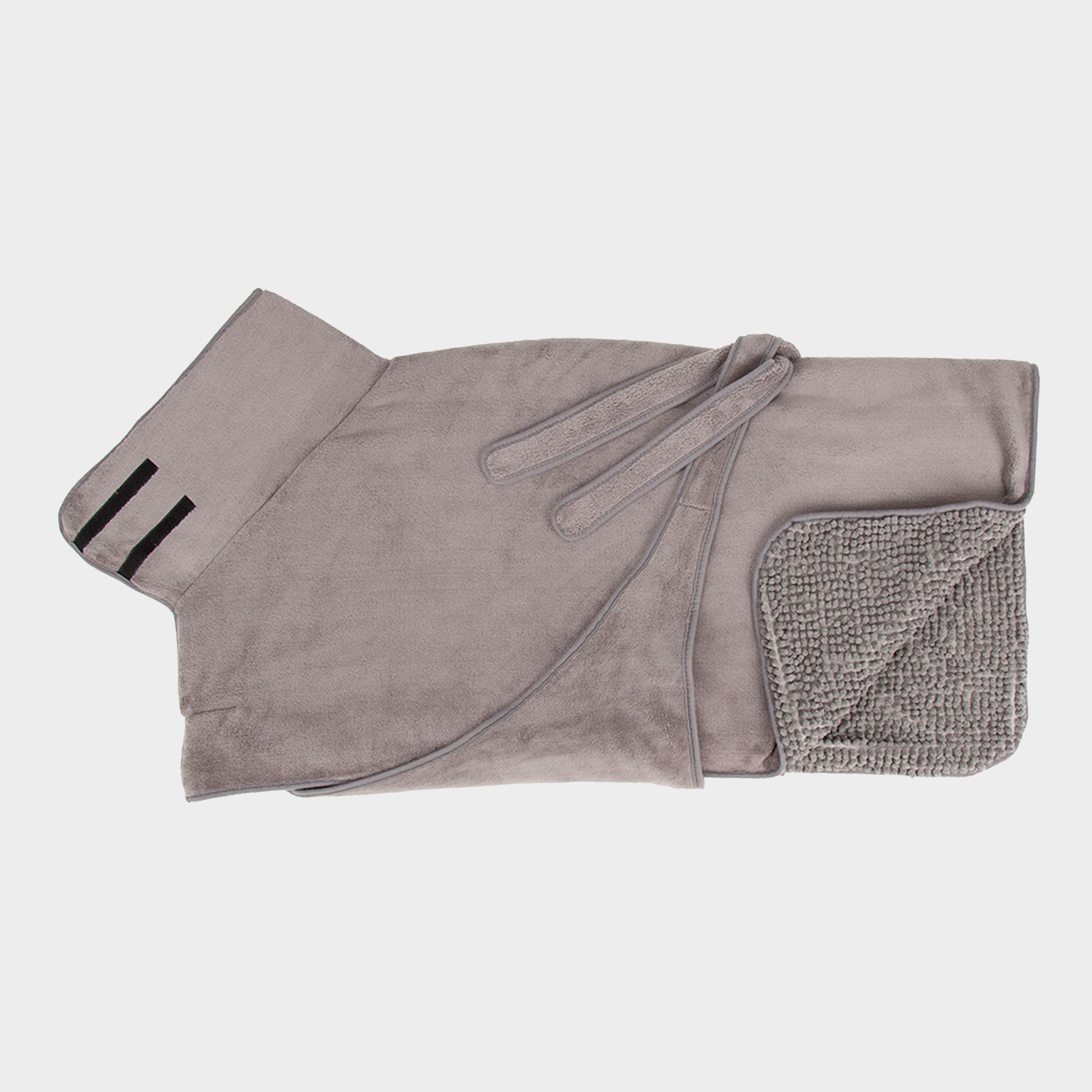 Expedition Deluxe Noodle & Microfibre Dog Drying Coat Storm Grey XXL