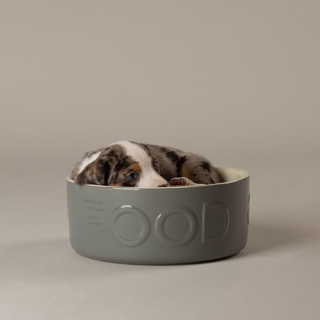 Classic Food Bowl Grey 19cm