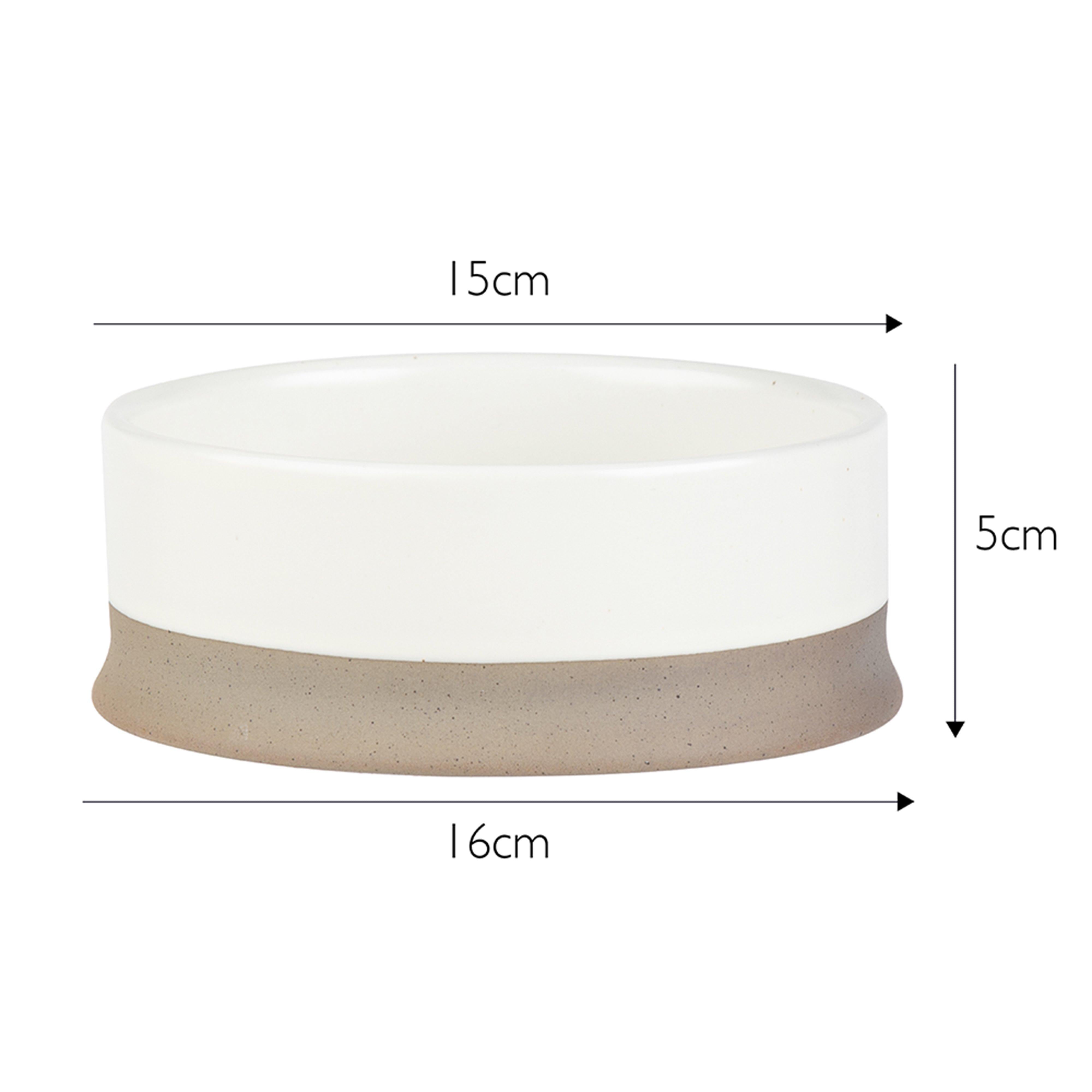 Scandi Non Tip Bowl Cream 16cm