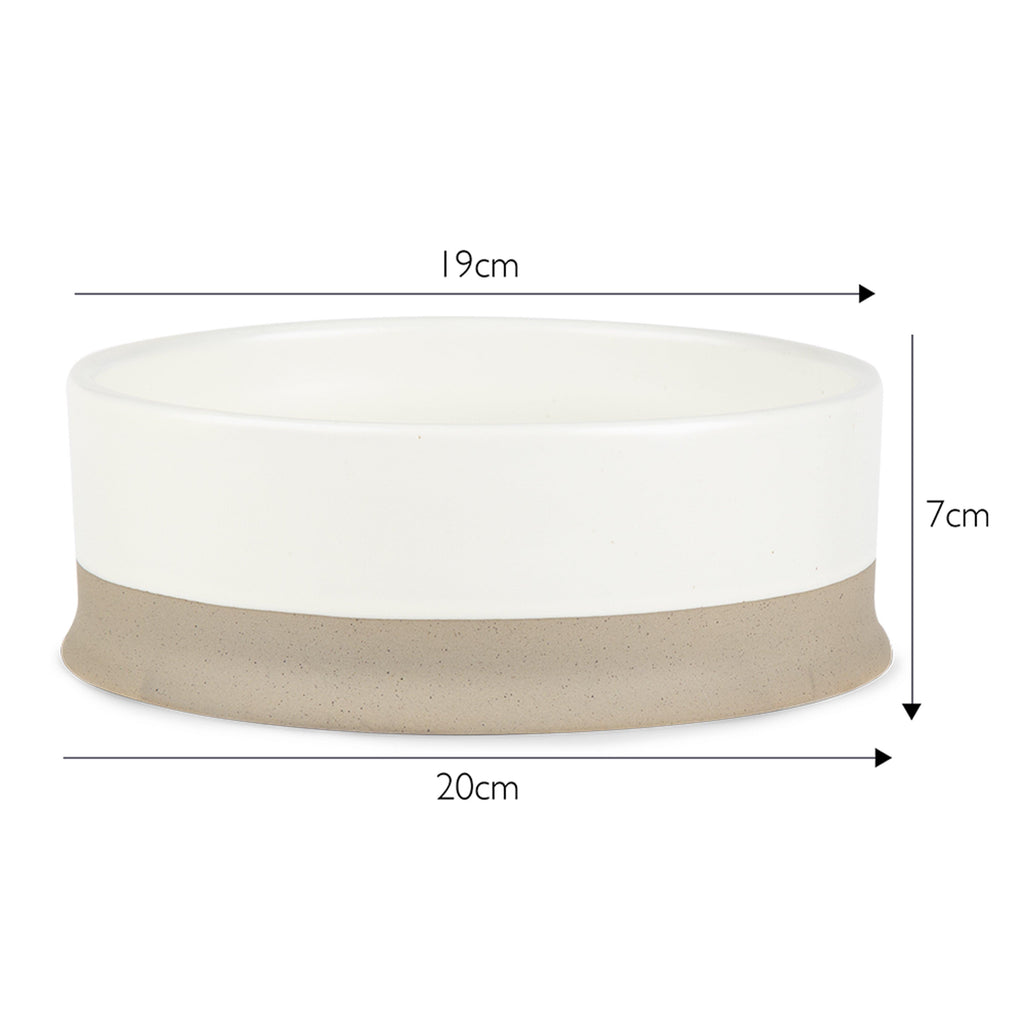 Scandi Non Tip Bowl Cream 20cm