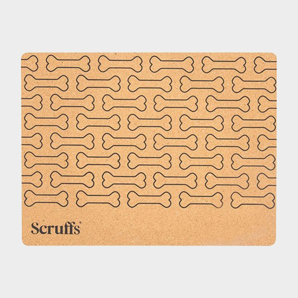 Cork Pet Placemat Bone Print