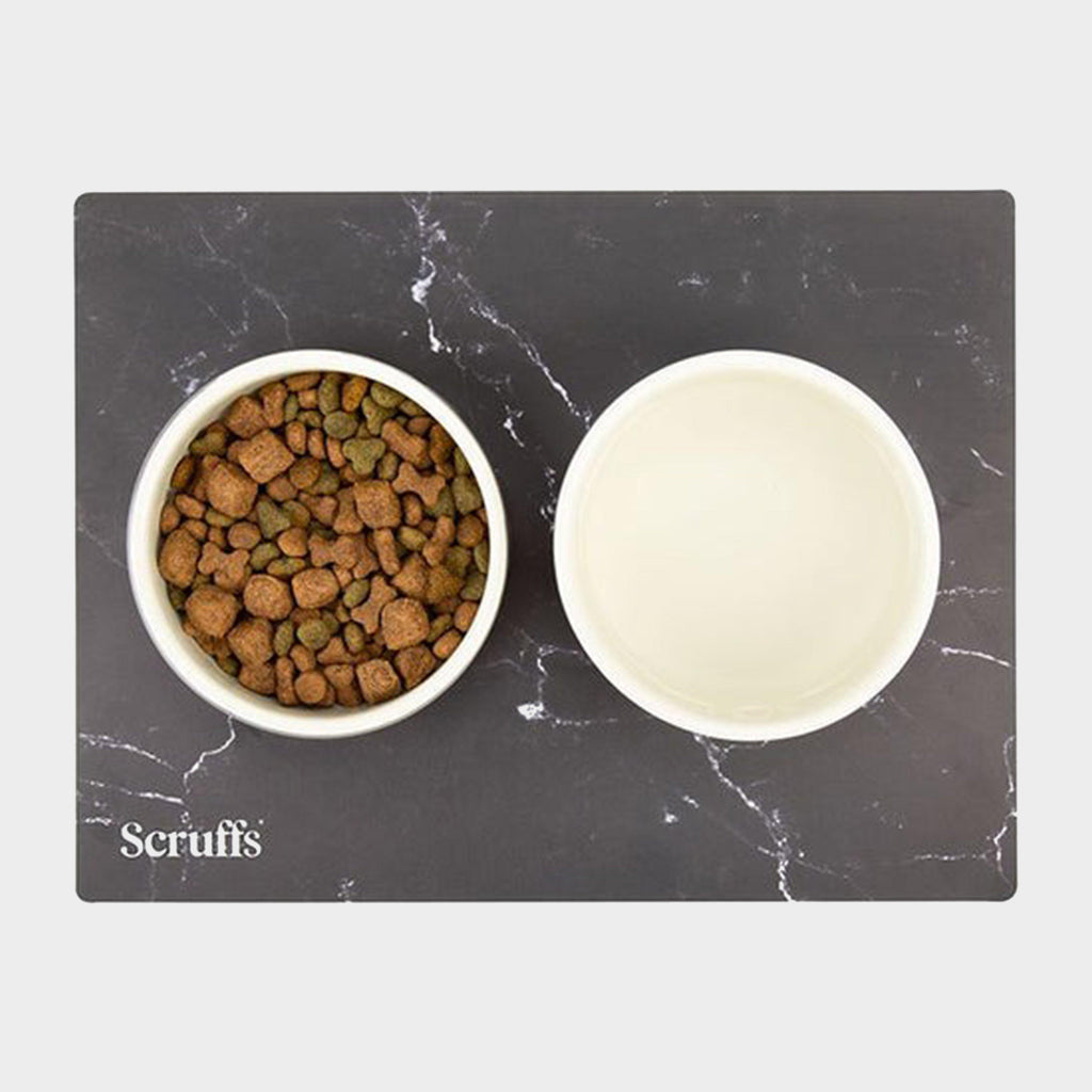 Pet Placemat Black Marble Print