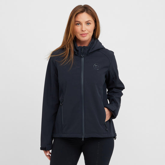 Womens Bonded Jacket Navy